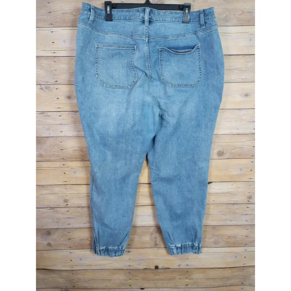Lane Bryant Flex Magic Jeans 18 Boyfriend Mid Rise Signature Fit